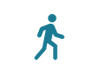 Icon walking man